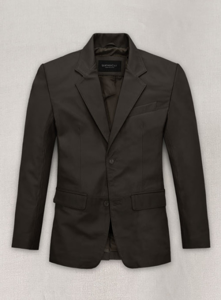 (image for) Soft Louis Brown Leather Blazer