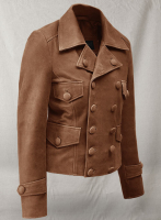 (image for) Light Vintage Tan Hide Leather Jacket Style # 298