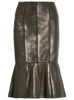 (image for) Fishtail Leather Skirt - # 451