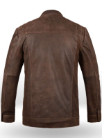 (image for) Vintage Brown Grain Leather Jacket # 104