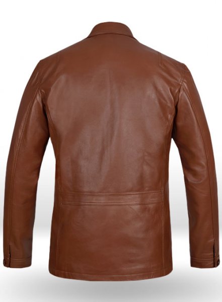 (image for) Tan Brown Daniel Craig Leather Blazer