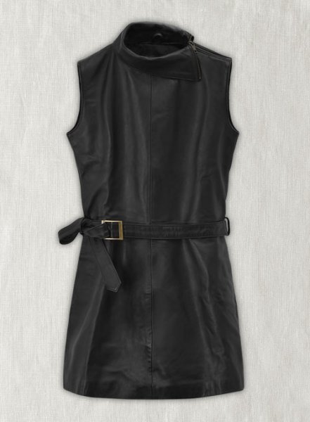 Jennifer Aniston Murder Mystery Premiere Leather Dress