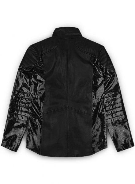 (image for) Thick Goat Black Batman Begins Christian Bale Leather Jacket