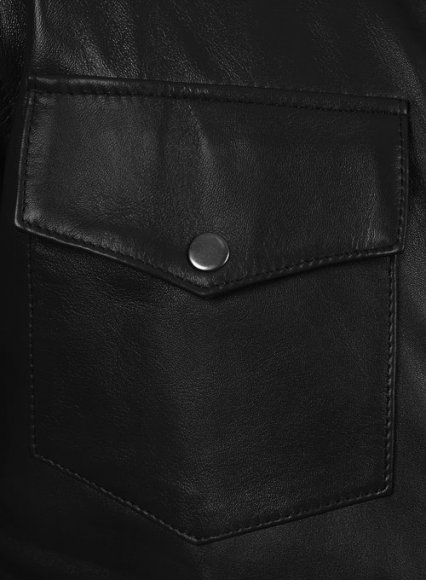 (image for) Leather Shirt Jacket - #1S