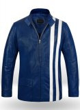 (image for) Rich Blue Elvis Presley Speedway Leather Jacket