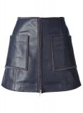 (image for) Smoking Piped Leather Skirt - # 425