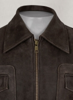 (image for) Vintage Brown Grain Avengers Steve Rogers Leather Jacket