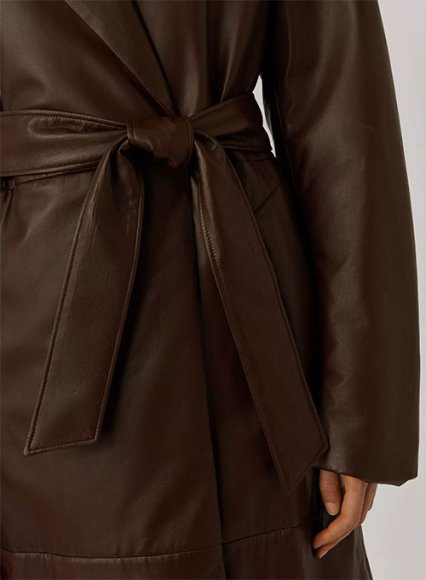 (image for) 90s Vintage Leather Long Coat