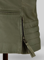 (image for) Basicallo Green Washed Leather Jacket #255