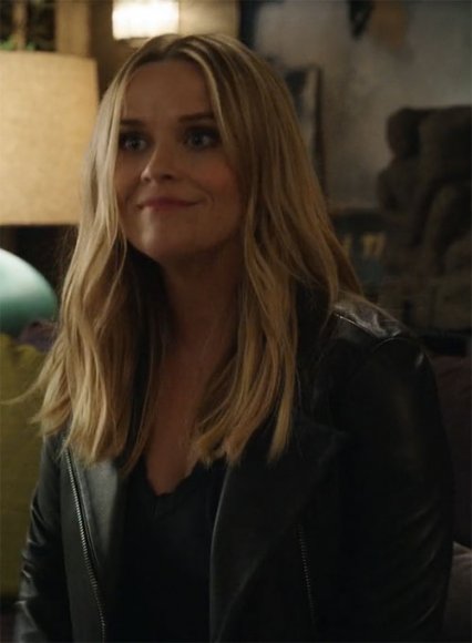 Reese Witherspoon The Morning Show Leather Jacket #1