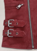 (image for) French Red Suede Leather Jacket # 903