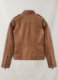 Light Vintage Tan Hide Jennifer Morrison Leather Jacket #2