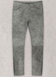(image for) Harbor Gray Leather Biker Jeans #511