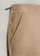 Dusty Beige Suede Basic Leather Skirt # 153