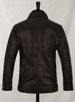 (image for) Soft Dark Brown Don Cheadle Traitor Leather Jacket
