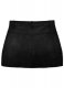 Black Stretch Leather Mini Skirt with Pockets - S Mini