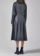 Thora Leather Long Coat