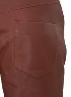 (image for) Soft Fermented Burgundy Zoey Leather Pants