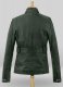 Soft Deep Olive Wax Rachel Weisz Whistleblower Leather Jacket