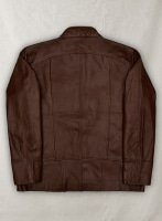 (image for) Bascilo Brown Leather Cycle Jacket #3 - 3XL