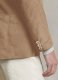 Dusty Beige Suede Leather Blazer