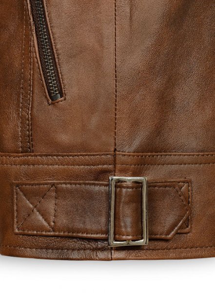 Spanish Brown Leather Jacket # 653 : LeatherCult: Genuine Custom