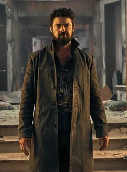 (image for) Karl Urban The Boys Leather Long Coat