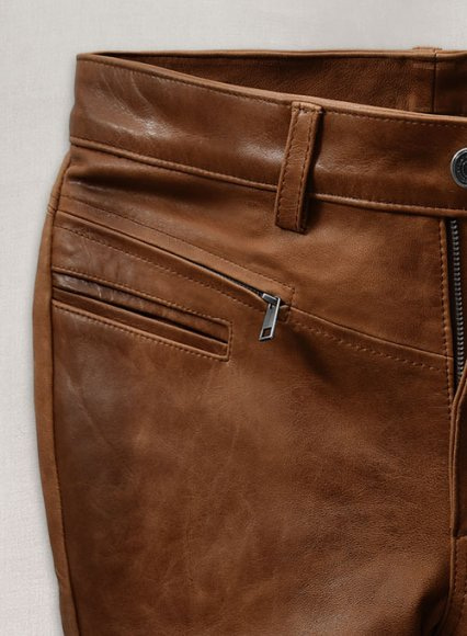 (image for) Angular Leather Pants