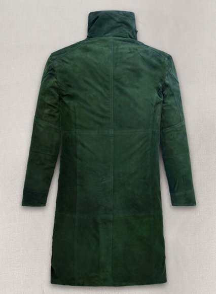 (image for) Timber Green Suede Ryan Gosling Blade Runner 2049 Long Coat