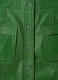 Brazil Green Button-Up Leather Skirt - # 121