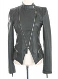 Leather Biker Jacket # 526
