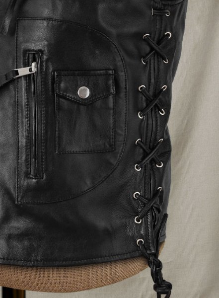 (image for) Leather Biker Vest # 350