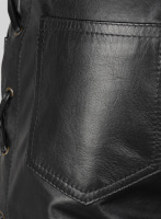 Coleman Drawstring Leather Pants : LeatherCult: Genuine Custom