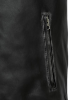 (image for) Ontario Rubbed Black Leather Jacket