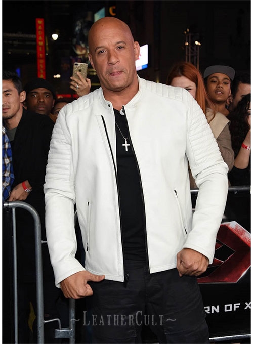 Vin Diesel Leather Jacket #2 - Click Image to Close