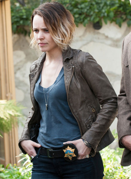 (image for) Rachel McAdams True Detective Leather Jacket