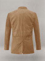 (image for) Saddle Brown Suede Leather Blazer