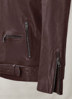 (image for) Rutland Burgundy Riding Leather Jacket