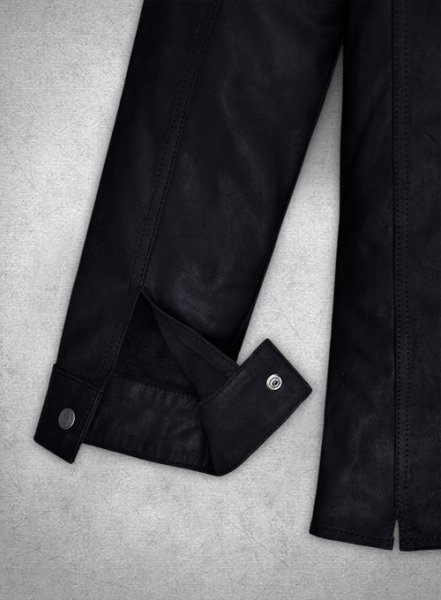 (image for) Light Weight Unlined Deep Blue Leather Shirt
