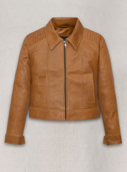 (image for) Jenna Ortega Finestkind Leather Jacket