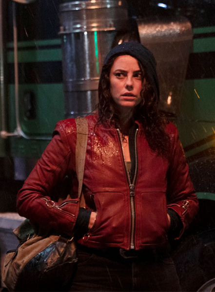 (image for) Kaya Scodelario Resident Evil Leather Jacket