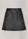 Emilia Clarke Leather Skirt