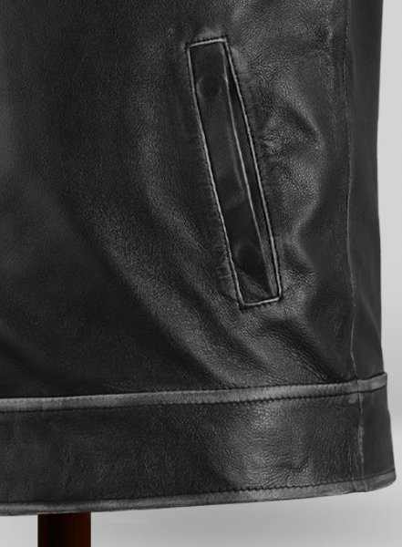 (image for) Rubbed Black Jason Bateman Leather Jacket