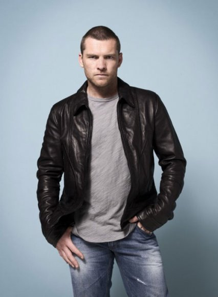 (image for) Sam Worthington Leather Jacket #1