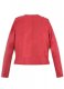 Soft Raspberry Red Leather Jacket # 220