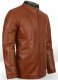 Tan Brown Minority Report Leather Jacket