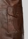 Spanish Brown Leather Blazer - #716