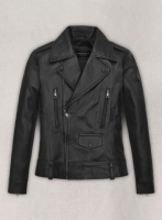 (image for) Hailey Baldwin Bieber Leather Jacket