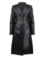 (image for) Beatrice Leather Trench Coat