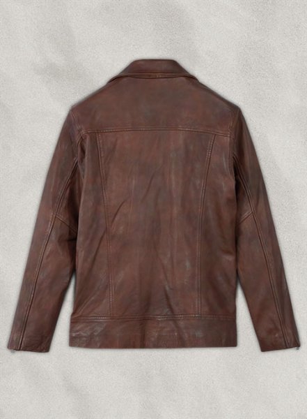 Dauntless Spanish Brown Biker Leather Jacket